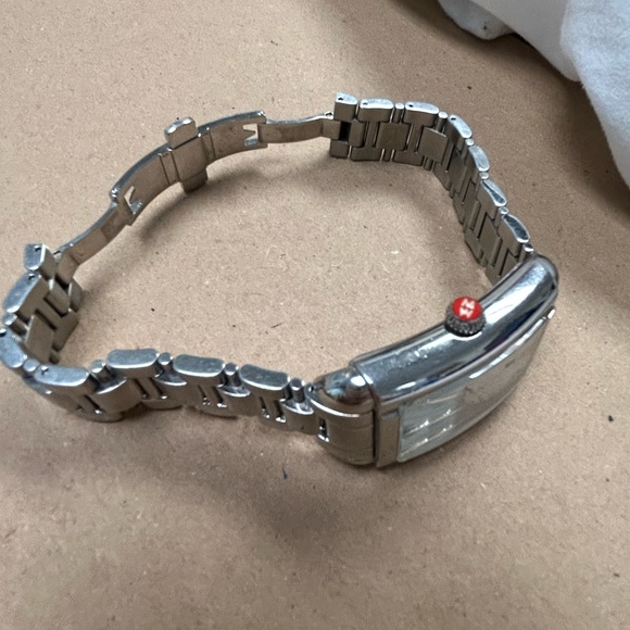 Michele Mini Urban Stainless Steel 22mm Womens Watch - Picture 3 of 4